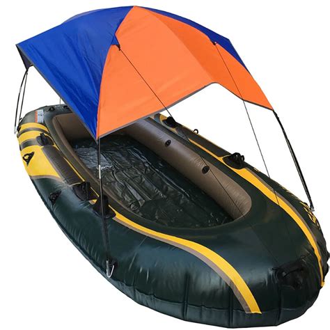 Inflatable Boat Kayak Accessories Fishing Sun Shade Rain Canopy Kayak Kit Sailboat Awning Top ...