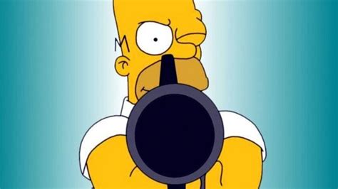 #1242436 HD Homer Simpson Gun - Rare Gallery HD Wallpapers