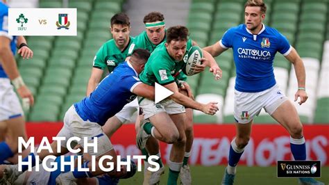 Six Nations Rugby | Highlights: Ireland v Italy