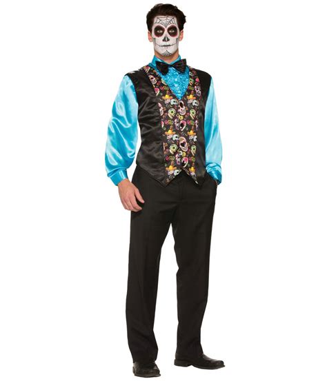 Day of the Dead Costume Vest - International Costumes