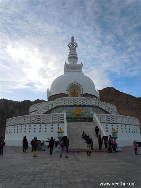 Shanti Stupa From Leh, Ladakh | Veethi