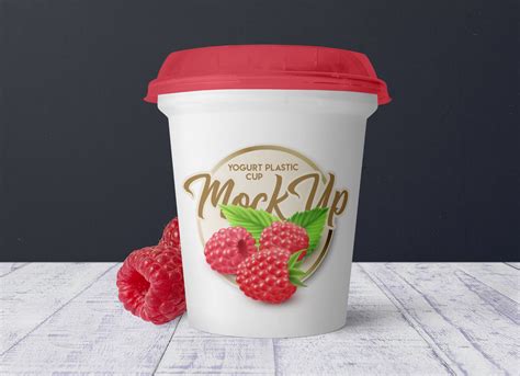 Free Yogurt / Cup Ice Cream Packaging Mockup PSD - Good Mockups