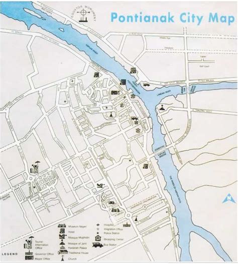 AMAZING INDONESIA: Pontianak city map