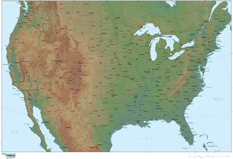 Custom Relief Map