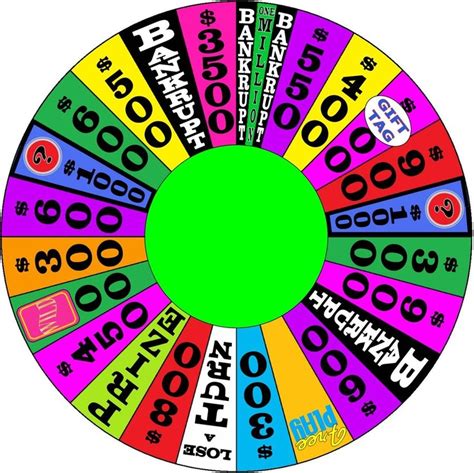 7 best Wheel of Fortune Party images on Pinterest | Wheel of fortune ...