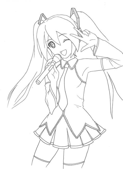 12 Exotique Coloriage Hatsune Miku Pics | Best anime drawings, Miku ...