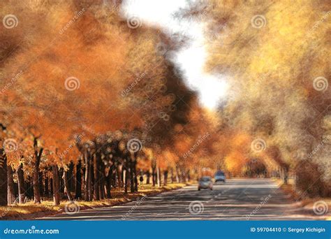 Blurred Background Trees in Autumn Park Stock Photo - Image of foliage, light: 59704410