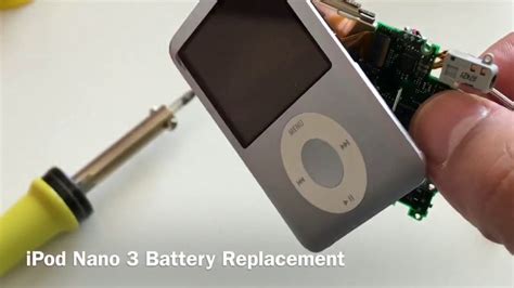 iPod Nano 3 batarya değişimi (battery replacement) - YouTube