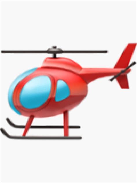 "Helicopter emoji " Sticker by swag-puppyx | Redbubble