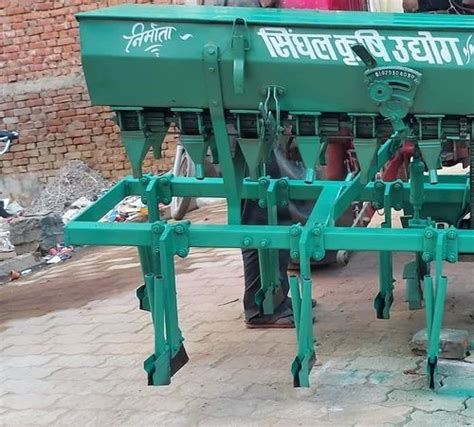 50HP Stainless Steel Zero Till Seed Fertilizer Drill, For Agriculture, 50 kg/hour at Rs 55000 in ...