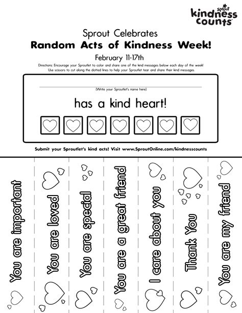 Random Acts Of Kindness Activities For Kids