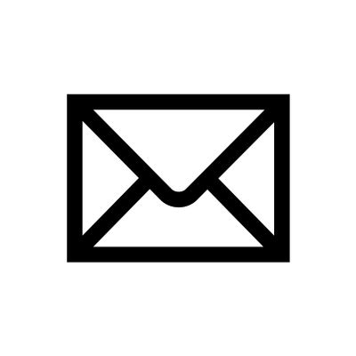 Email Icon Black Simple transparent PNG - StickPNG