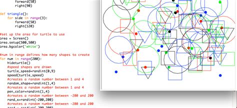 Python Turtle Drawing Examples