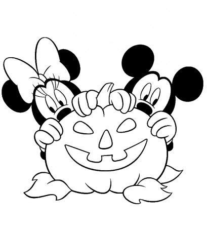 Free Disney Halloween Coloring Pages
