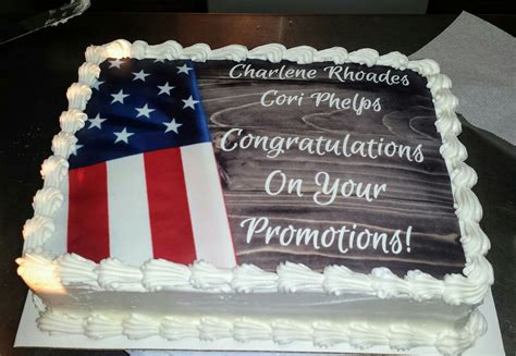 Congratulations On Promotion Cake