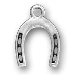 Sterling Silver Large Horseshoe Charm | Charm Factory | Sterling Silver ...