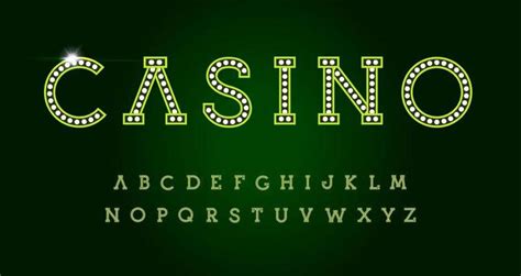 Casino Font Vector Art, Icons, and Graphics for Free Download