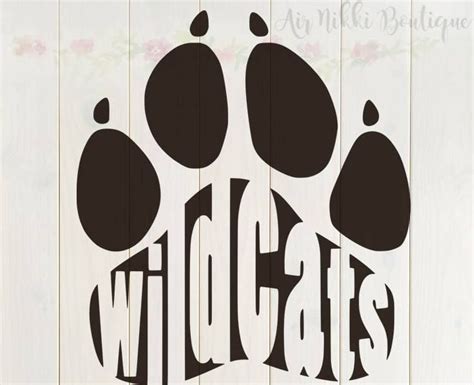 Wildcat Paw Svg 659 SVG PNG EPS DXF File