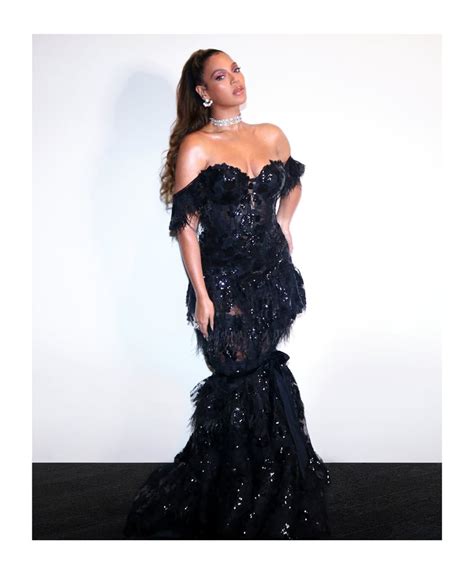 Beyonce's Black Nedo Dress at a Tidal Dinner September 2019 | POPSUGAR ...