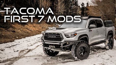 First 7 Mods for Your 2016-2019 Toyota Tacoma - YouTube | Toyota tacoma ...