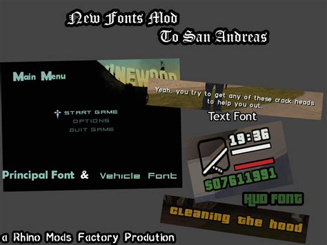 Gta font generator