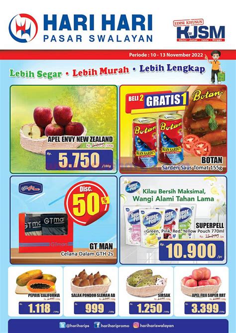 Promo JSM Hari-Hari Swalayan 10-13 November | Mambruks.com