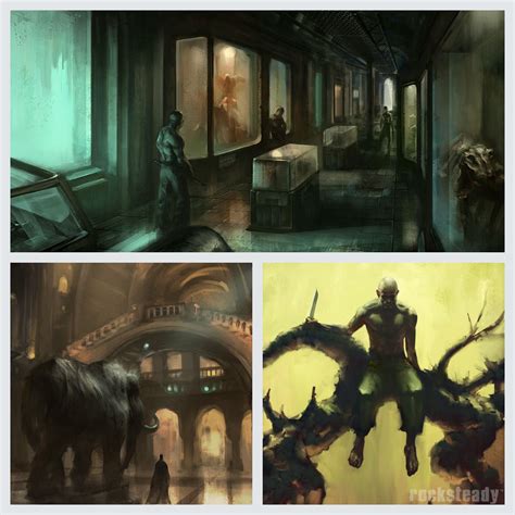 Batman Arkham Asylum Concept Art - Desaba Fesbynina