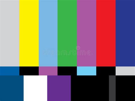 Tv test color screen stock illustration. Illustration of communication - 18475662