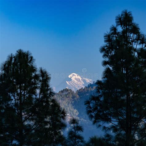 A View of the Trisul Mountain Peak on Stock Photo - Image of tourism ...