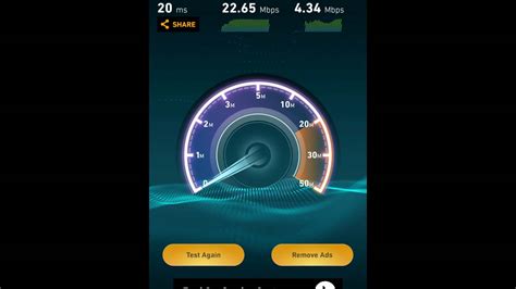 Vodafone 4G Speed Test using Speedtest app - YouTube