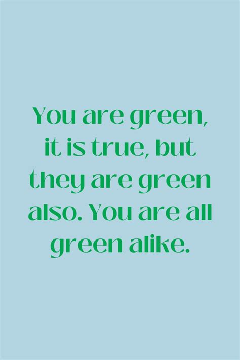 57 Inspirational Green Quotes To Caption Your Color Aesthetic - Darling ...