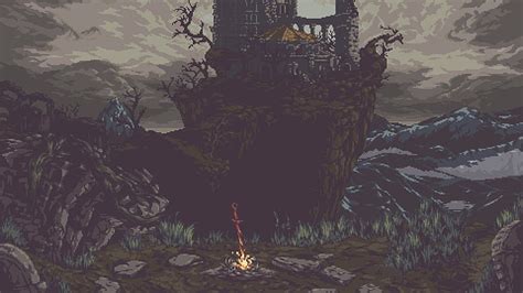 HD wallpaper: Dark Souls, Dark Souls III, Pixel Art, Pixelated, video ...