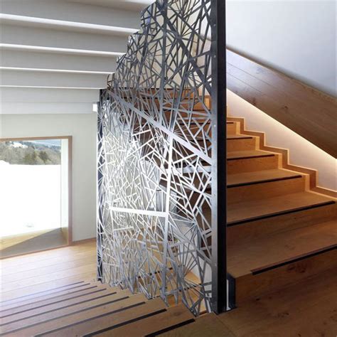 Laser Cut Aluminum Perforated Carved Screen Panels for interior decorative room divider