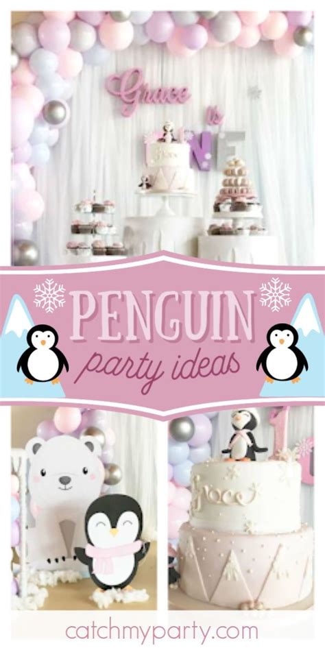 Penguins / Birthday "Arctic Penguin Party" | Catch My Party | Penguin ...