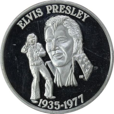 Elvis Presley (1935-1977) - Fine Silver - 1 oz. Round – MK Coins