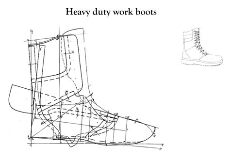 Heavy duty work boots pattern | Шаблон для обуви, Делать обувь, Создание обуви