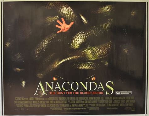 Anacondas - Original British Quad Movie Poster | Horror movie posters, Movie posters, Movies