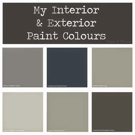 Lime & Mortar: My Paint Colours