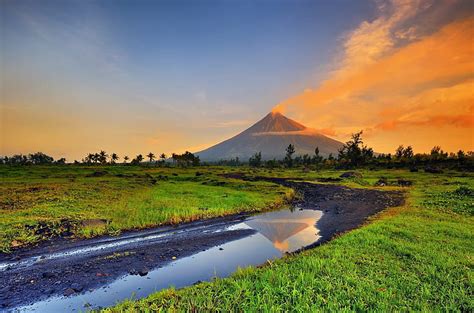 1179x2556px | free download | HD wallpaper: landscape, mayon, mountain ...