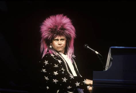 Elton John doing the Glam Metal look, 80's : r/OldSchoolCool