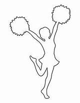 Cheer Bow Outline Drawing Sketch Coloring Page sketch template