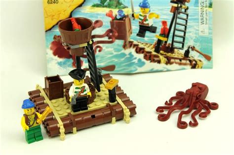 Complete Lego 6240 KRAKEN ATTACKIN Octopus Pirate Raft Playset #LEGO # ...