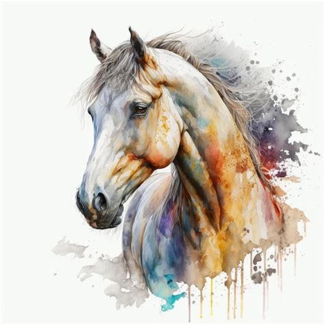 Premium Photo | Abstract watercolor farm animals