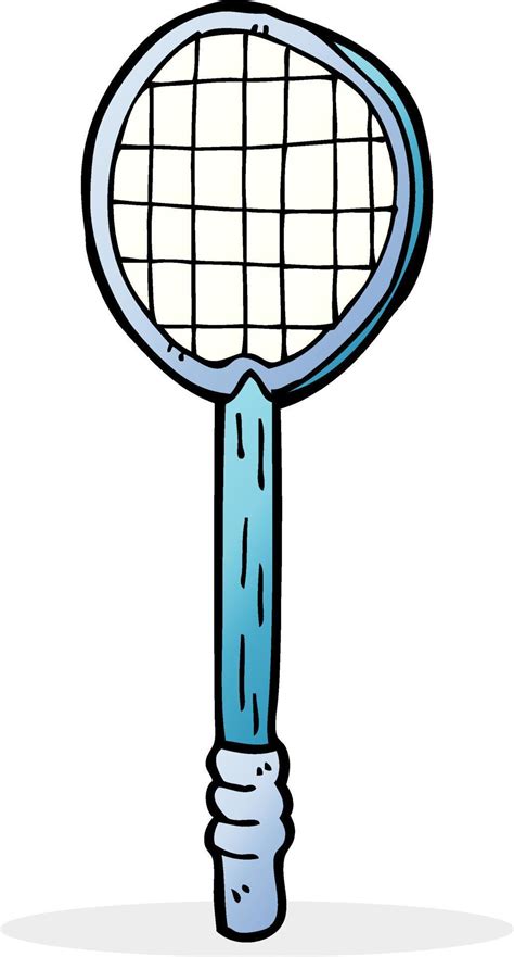 cartoon old tennis racket 12276450 Vector Art at Vecteezy