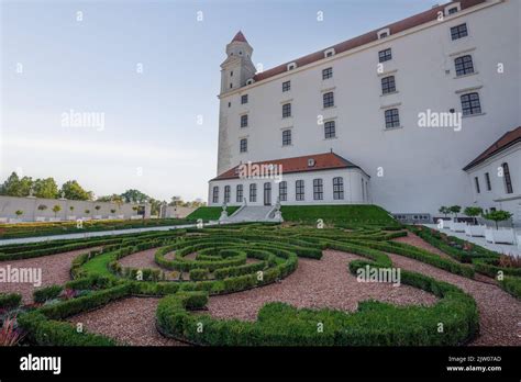 Bratislava Castle Baroque Garden - Bratislava, Slovakia Stock Photo - Alamy