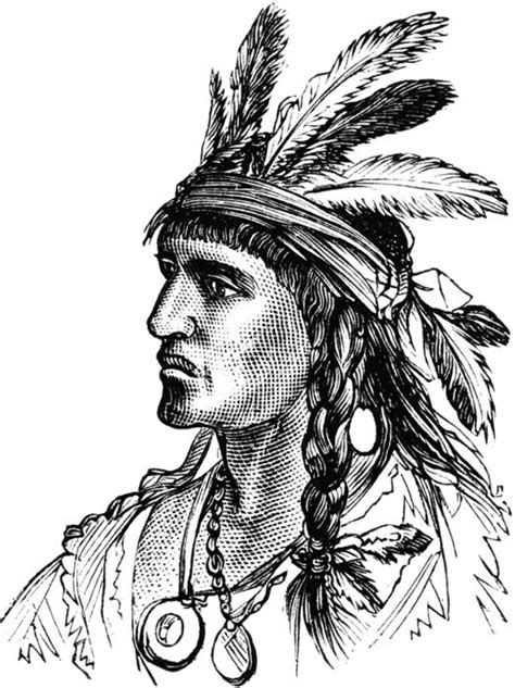 Native American man Clip Art free image download