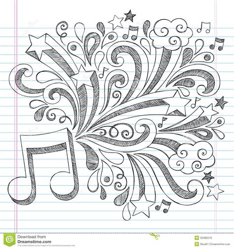 how to draw a music note - Google Search | Çizim, Resim, Defter