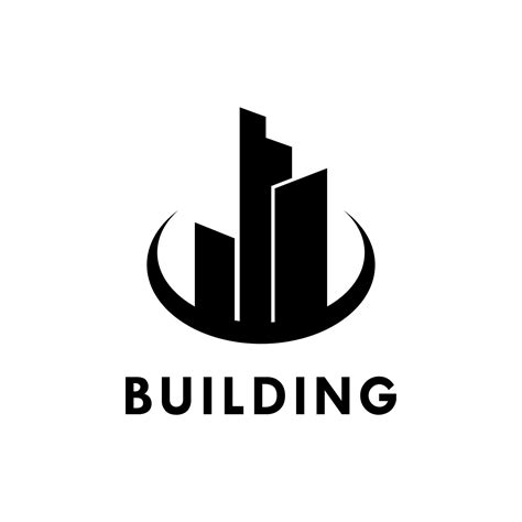 simple building logo 12325061 Vector Art at Vecteezy