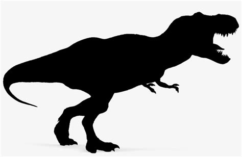 Jurassic World Clipart T Rex - Dinosaur Silhouette T Rex PNG Image ...