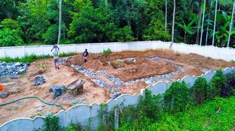kerala house foundation works